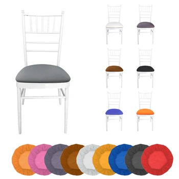 

Removable Thickened Spandex Chair Cover Hood Seat Cushion Covers Dining Room Wedding Banquet Chair Covers Washable Slipcover