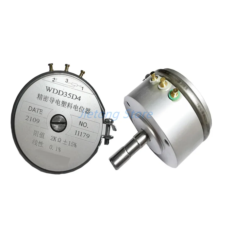 WDD35D4 1K 2K 5K 10K OHM 2W WDD35D-4 Condutive Plastic Potentiometer 360 Degree Rotation