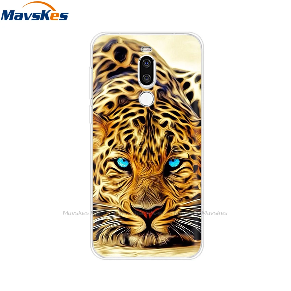 Cases For Meizu Back Cover For Meizu X8 X 8 Flowers Cat Patterned Phone Shell Cover Soft TPU Silicone Protective Cases Fundas Coque For Meizu X8 cases for meizu black Cases For Meizu