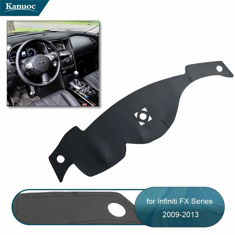 For Infiniti FX35 FX45 FX50 2009 2013 Leather Car Dashmat Dashboard