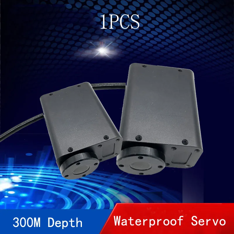 1 шт 12V ROV подводный бионические приманки для рыбной ловли Robot серво 300 м глубина Водонепроницаемый рулевого Шестерни 16kgf. См полностью герметичный Запчасти для RC АПА Gimbal