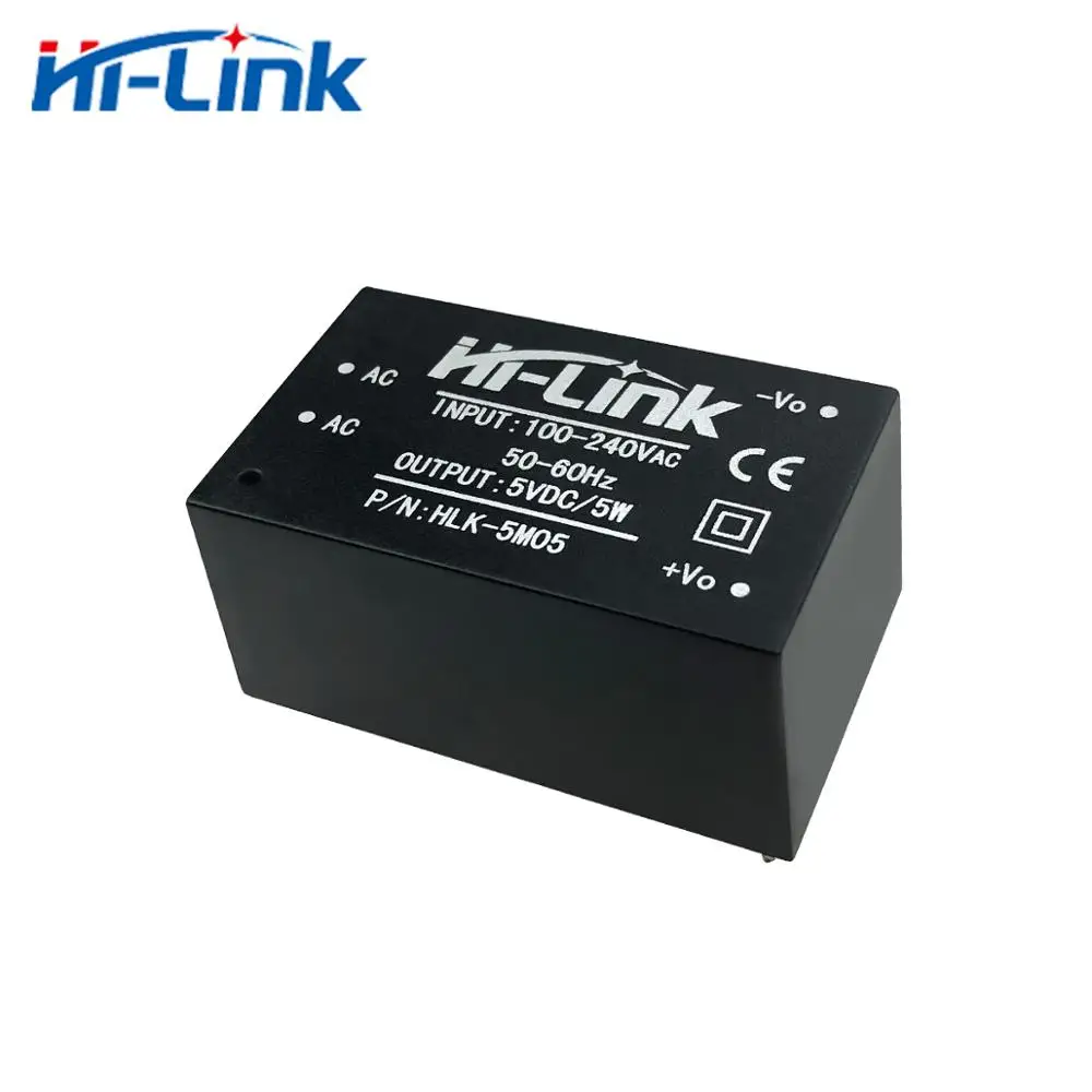 Free Shipping 10pcs lot HLK 5M05 220V to 5V 1A Step Down Power Supply Module isolated
