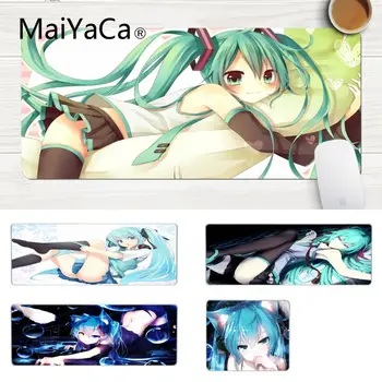 

MaiYaCa New Arrivals Hatsune Miku Loli DIY Design Pattern Game mousepad Large Lockedge Mouse pad PC Computer mat