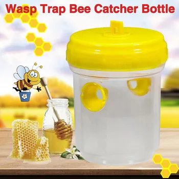 

1PCS Rearing Queen Marking Catcher Plastic Handed Marker Bottle Plunger Plush Beekeeper Tool Garden Bee Tools Bees Beekeeping