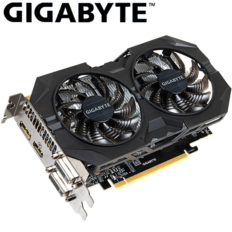 

GIGABYTE Video Card GTX 950 with NVIDIA GeForce GTX 950 GPU 2GB 128Bit GDDR5 Graphics Card for PC Hdmi Dvi game VGA Used