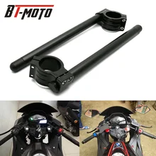 Универсальный Гоночный Регулируемый ЧПУ 31 32 33 35 36 37 39 41 43 50 51 мм зажим на Ons вилка Руль Ручка Бар Кафе Гонщик мотоцикл