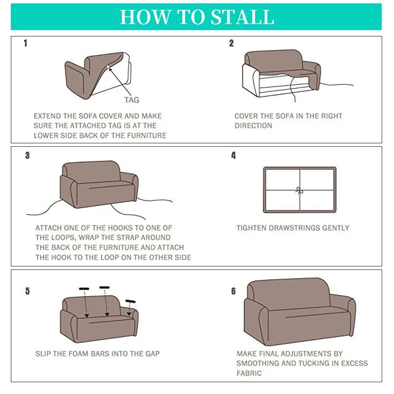 Stretch Sofa Cover Four Season All inclusive Universal Sofa Covers Elasticity Couch Cover Cases For 1 5