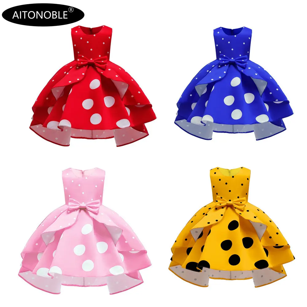 Aitonoble New Costume Christmas Dress Girl's Dress Children Skirt Cosplay Christmas For Girls With a Gift Bag