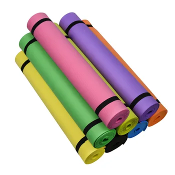 

Blue Yellow EVA Yoga Mat Thousands of People Sports Outdoor Camping Moisture-proof Mat 4mm Purple Fitness Blanket