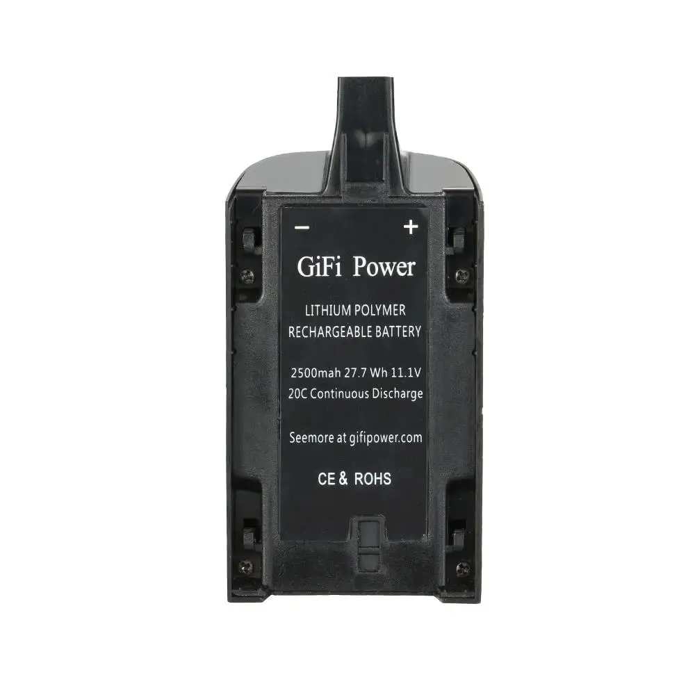 

GiFi Power 2500mAh 27.7Wh 20C 11.1V LiPo Battery for Parrot Bebop 3.0 RC Quadcopter Drone