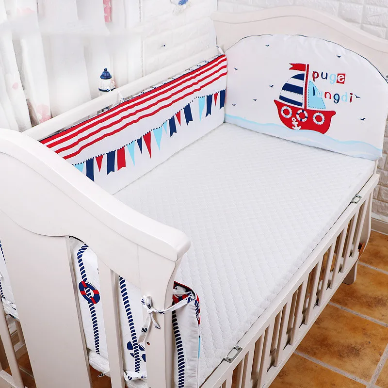 Детская кровать бампер Комплект 3 шт, детская кроватка для младенца бампер, детская кроватка вокруг подушки, детская защита для кроватки подушки