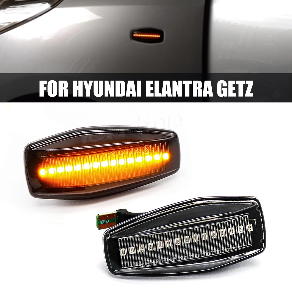 

1 Pair Car Dynamic LED Fender Light Side Marker For Hyundai I10 Getz Elantra Trajet Sonata XG Tucson Terracan Coupe Matrix Kia