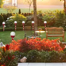 Светодиодный наружная газонная лампа IP65 водонепроницаемая садовая нержавеющая водонепроницаемая лампа освещение для внутреннего двора пейзаж Фестиваль сад креативный светильник