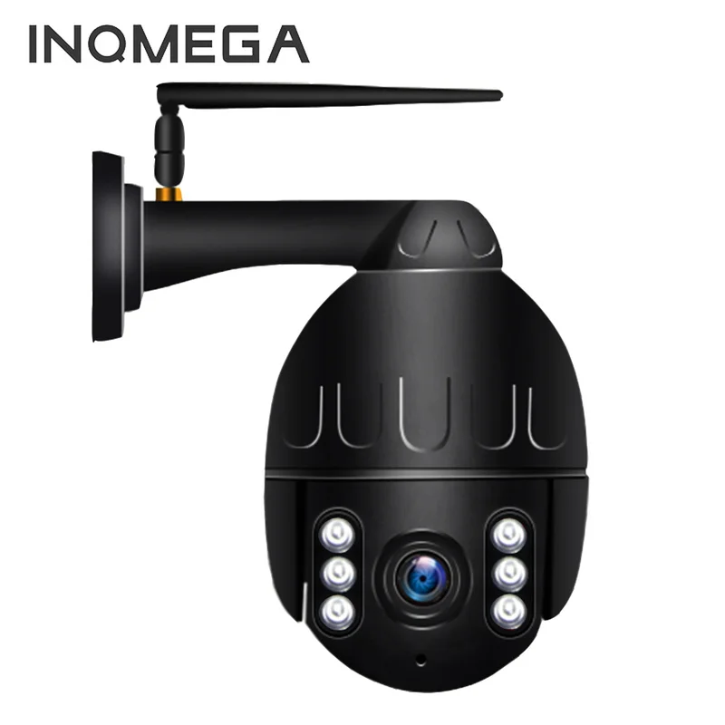 

INQMEGA 1080P Outdoor Network Smart PTZ Surveillance Camera Waterproof High Speed Dome WiFi Wireless CCTV Burglar Alarm