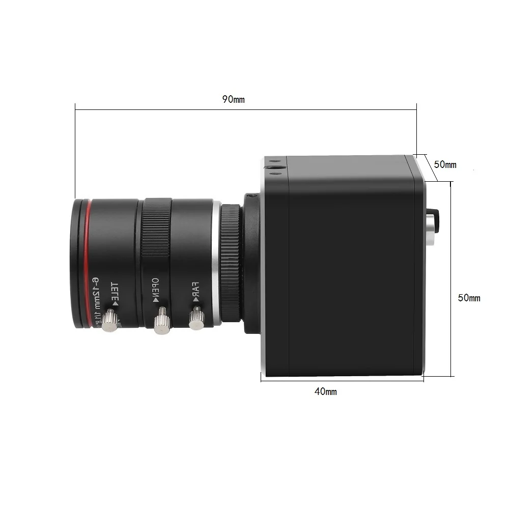 IP Camera Surveillance Camera WiFi Camera WiFi IP Camera 4K HDMI Camera 2160P30/25/24fps 1080P60/50/30/25fps 1080i60/50fps Streaming Webcam Industry C/CS-Mount with 6-12mm Lens