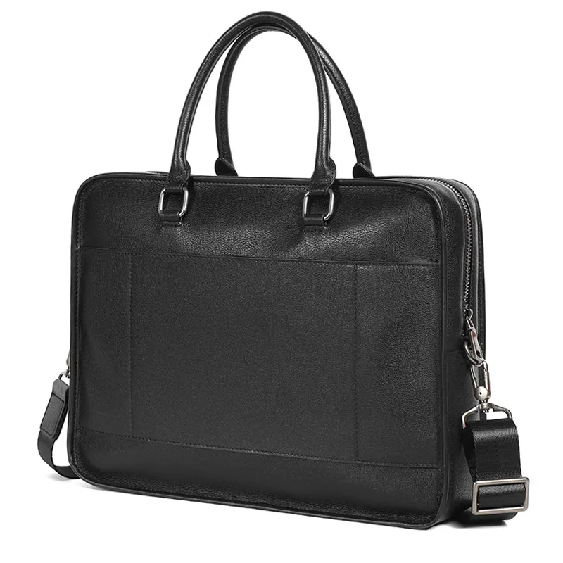 

Men's Natural Leather Handbag Business Office A4 Documents Bag Male Travel Laptop Bag High Quality Messenger Bag Large Briefcase