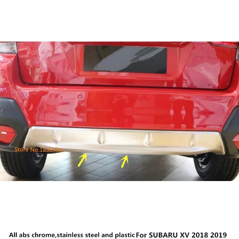 Топ для SUBARU XV автомобильный чехол Защитный детектор ABS хромированная отделка задняя Хвостовая Нижняя решетка бампер 1 шт