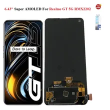 Écran tactile LCD Super AMOLED de 6.43 pouces, pour Realme GT 5G RMX2202=