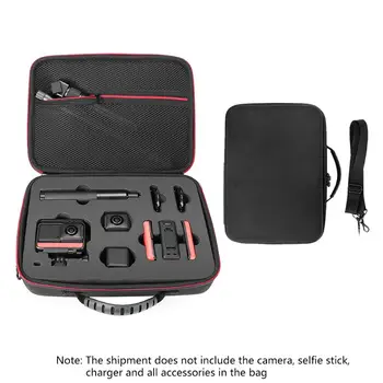 

Wear-resistant Nylon Storage Bag Portable Carrying Handbag with Shoulder Strap for Insta360 ONE R Camera Accessories