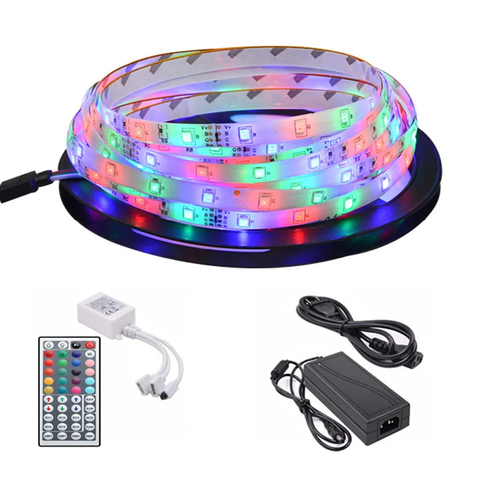 Комплект светодиодных лент RGB SMD 2835 гибкая лента светодиодсветильник лампа 5 м 10