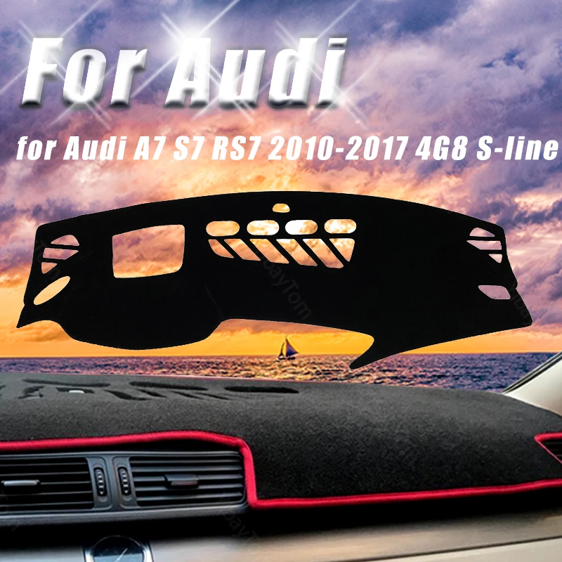 

Чехлы на приборную панель для Audi A7 S7 RS7 2010-2017 4G8 S-line, для правого и левого руля