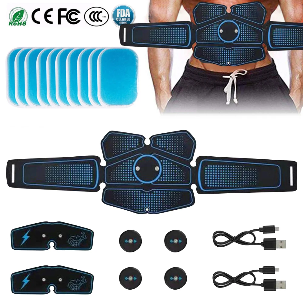 

Ems Pad Abdominal Exercisers Muscle Toner Trainer Ems Muscle Trainer Ems Device Muscle Stimulation Toner Exercise At Home Gym