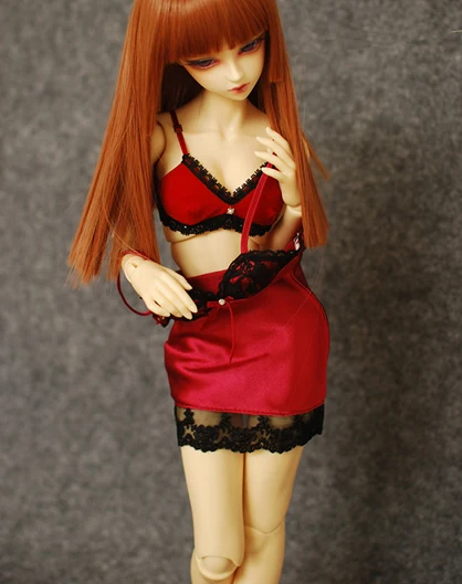 M0180 детская игрушка ручной работы 1/4 1/3 дядя Кукла Одежда BJD/SD кукольный реквизит аксессуары белого и синего цвета Красного Сексуальный бюстгальтер 2 шт./компл