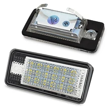 

2 Pcs Car LED License Number Plate Light Lamp Luz Luces 12V No Error for Audi A3 S3 8P A4 B6 B7 A5 A6 4F Q7 A8 S8 C6 Cabriolet