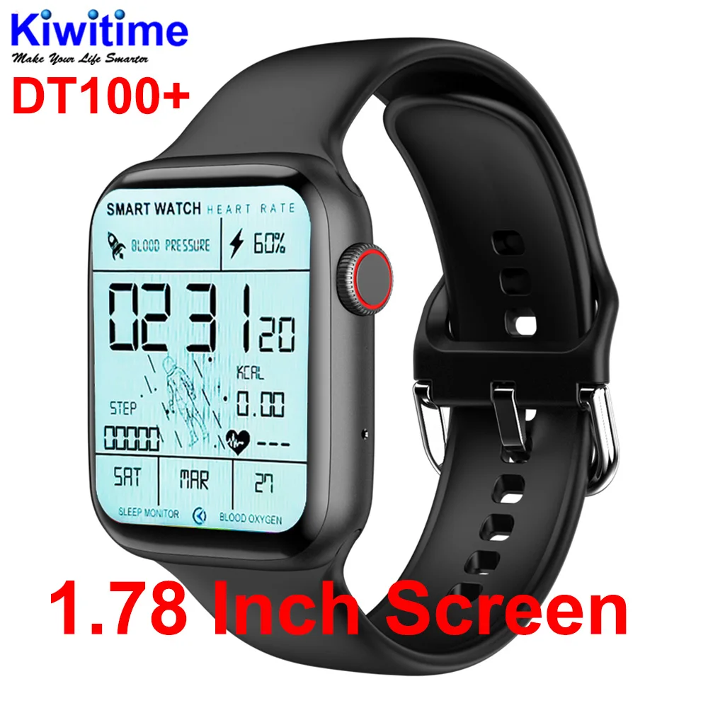 Смарт-часы KIWITIME DT100 PLUS PRO с поддержкой Bluetooth 1 78 дюйма | Электроника