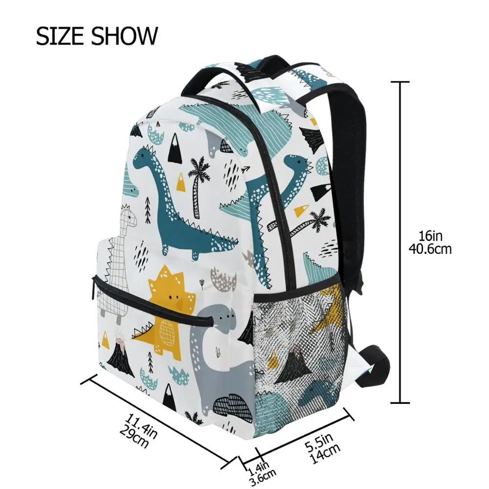 New Dinosaur Printing  School Bag Children Backpack Boy Girl School Backpack Cartoon animal Student Bag for kids book Backpack