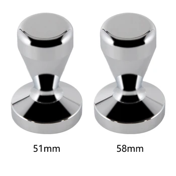 

Espresso Coffee Tamper, Stainless Steel Coffee Powder Hammer Tool Flat Base Coffee Bean Press Compatible