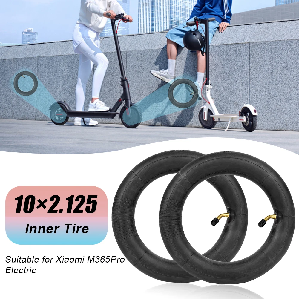 2pcs 10 Inch Inner Tube for Xiaomi M365/1S/PRO Electric Scooter Tire Replacement 