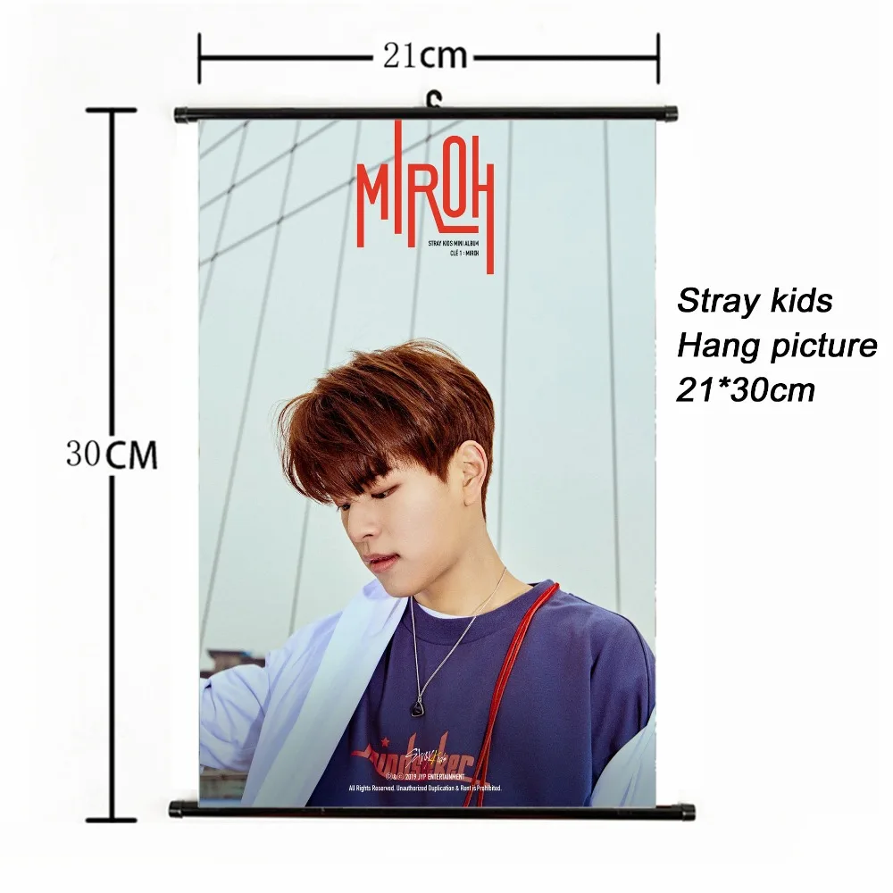 Модный Kpop Stray Kids have picture 21*30 см плакат stray kids MIROH альбом Фотокарта для фанатов Коллекция корейский Канцелярский набор