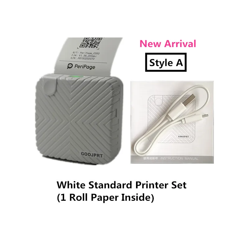 new Style A impresora fotos mini bolasa pocket thermal photo printer and color sticker paper_副本