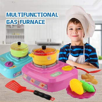 

23pcs Simulation Children Kitchen Toys Kitchen Play Toy Cookware With Fog Sound Light Pretend Toy Gifts Educational Toys Gift
