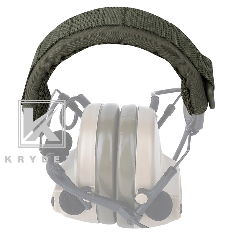 RG KRYDEX модульная Подставка для наушников Защитная крышка тактическая головная повязка наушник гарнитура подставка MOLLE защитный чехол для Говарда пелтора - Цвет: RG