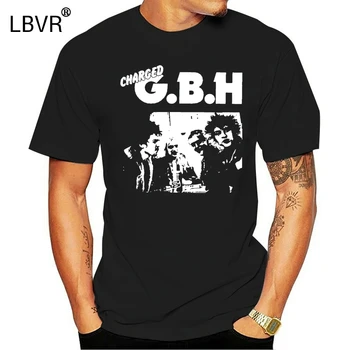 

New Charged GBH Album Street Punk Rock Band T shirt Black Mens Size S-2XL