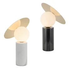 Новинка, современная простая мраморная гостиная, Скандинавская дизайнерская модель, прикроватная тумбочка для спальни, художественная настольная лампа