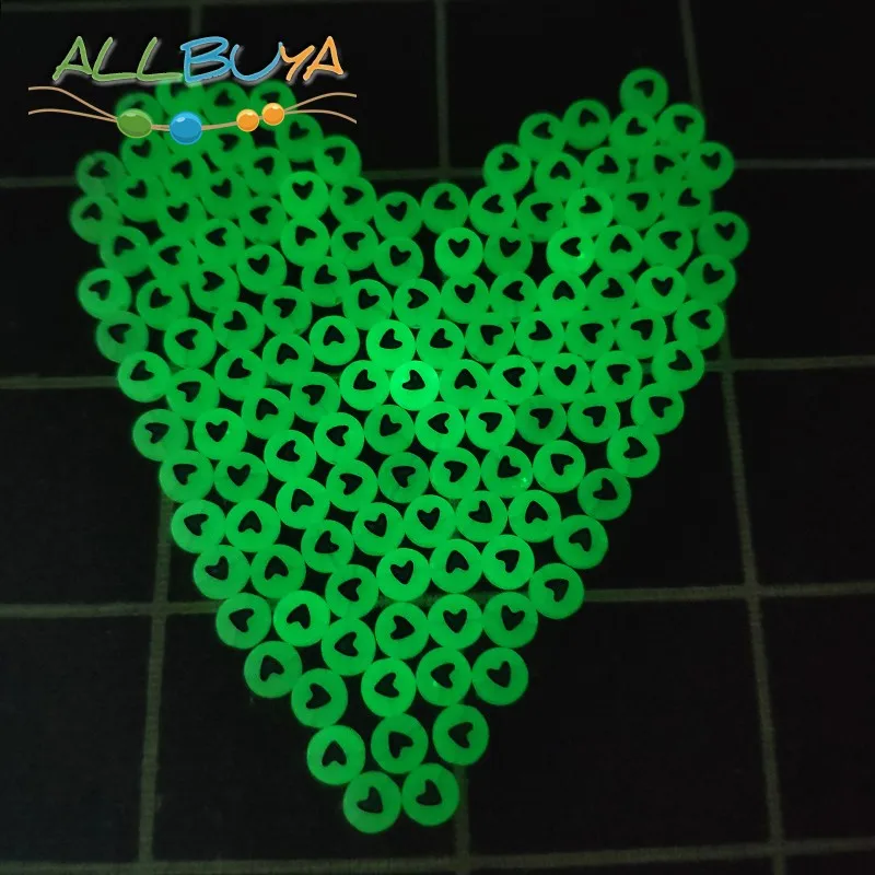 夜光黑色爱心-2