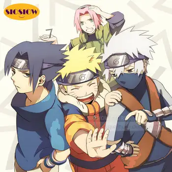 

5D DIY Diamond Painting Japan Anime Naruto Sasuke Kakashi Figure Full Drill 3D Diamond Mosaic Embroidery Cartoon Decor Home Room