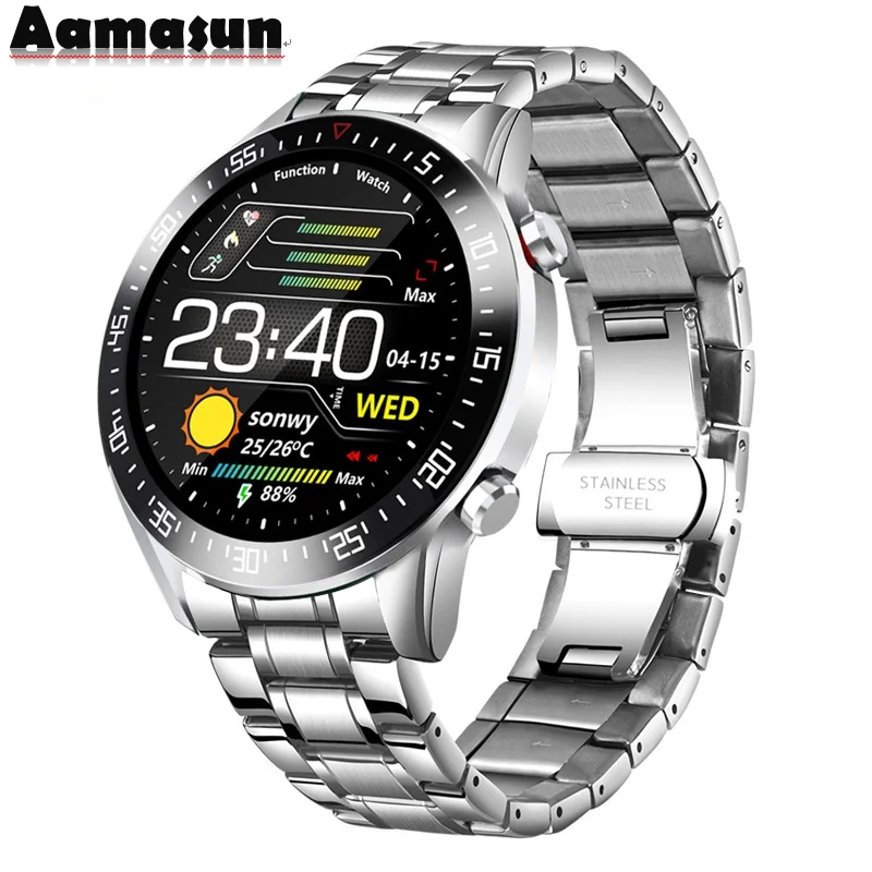 Full Circle Touch Screen Mens Smart Watches IP68 Waterproof Sports Fitness Watch Man Luxury for Men Curren | Электроника