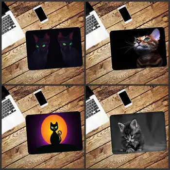 

Mairuige Natural Rubber Mouse Pad Dormitory Version Blue Cat Pattern Laptop Game Mousepad Pc Computer Desk Mat Gaming Mouse Pad