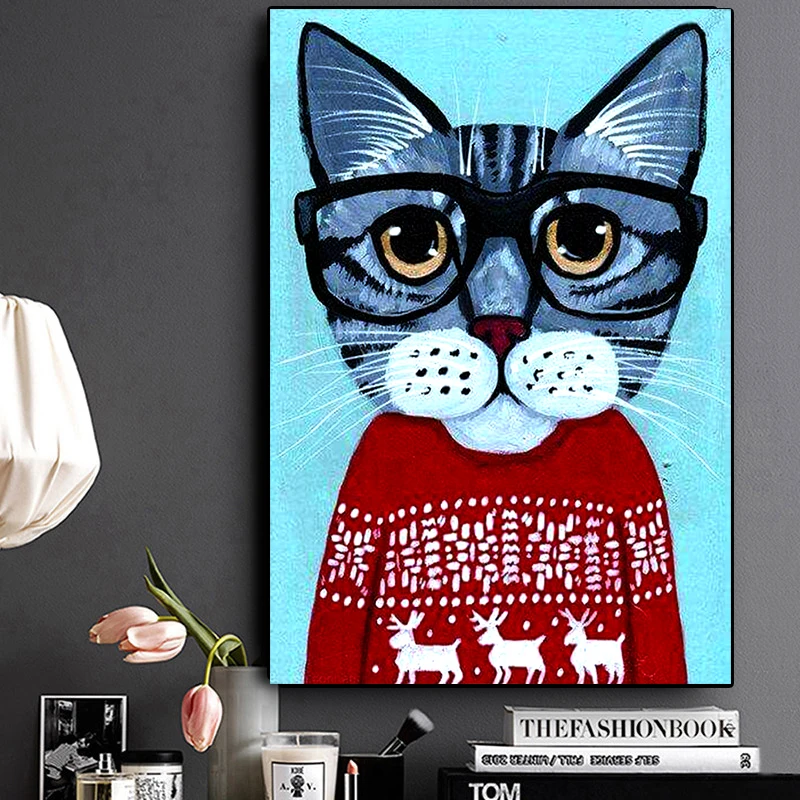 

Miaodu Animal Funny Cat 5D DIY Diamond Painting Mosaic Embroidery Diamond Painting Cross Stitch Embroidery Crafts Painting