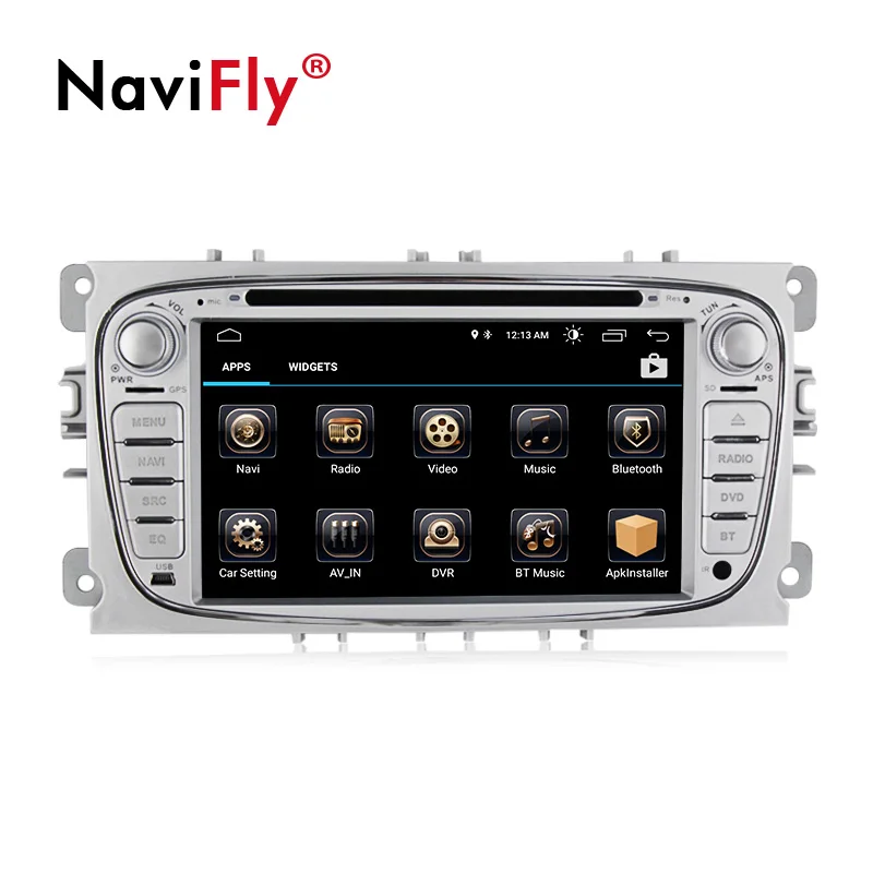 Top free shipping Android 8.1 Car DVD radio Player for FOCUS 2 Mondeo S-MAX C-MAX Galaxy with WIFI GPS navigation TDA7851 1