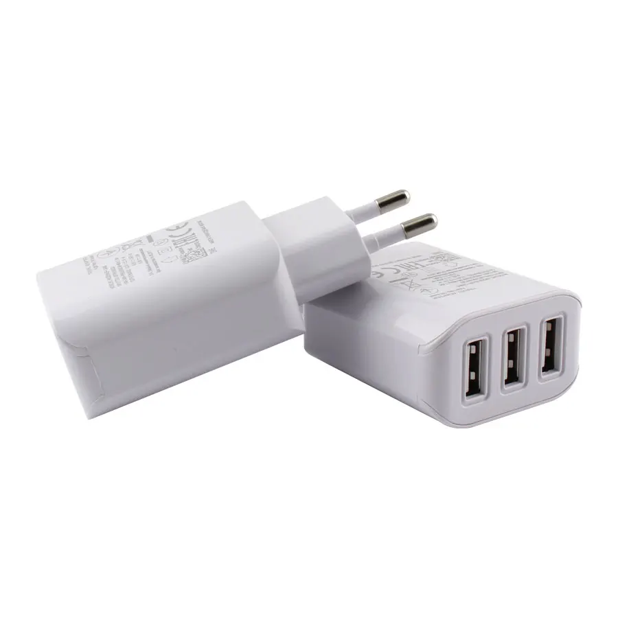 USB зарядное устройство Адаптивная быстрая зарядка 5 В 2 А три порта мобильный