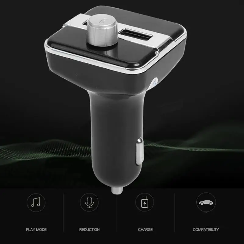 X9 автомобильный комплект беспроводной Bluetooth 5,0 MP3 светодиодный дисплей Hands-free fm-передатчик двойной USB 5 В 2.1A автомобильное зарядное устройство Поддержка Micro SD карты