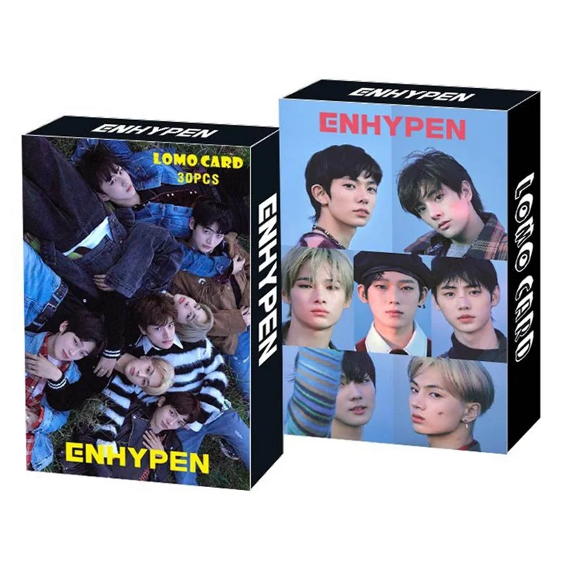 30 шт./компл. Kpop ENHYPEN Treasure Фотокарта HD фотоальбом LOMO Card для поклонников подарок |