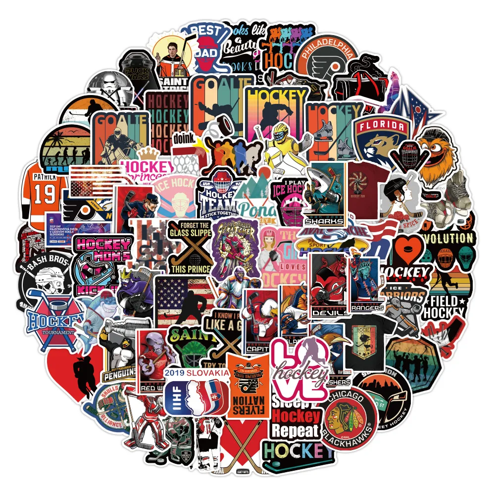 Рисунок 2 - спортивные хоккейные граффити наклейки