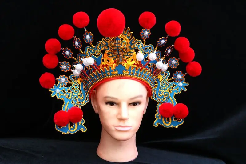 Cappelli da Opera cinesi per uomo cappelli divertenti Joker cappello  generale copricapo regali teatrali casco Festival Performance sul palco  copricapo - AliExpress Novelty \u0026 Special Use