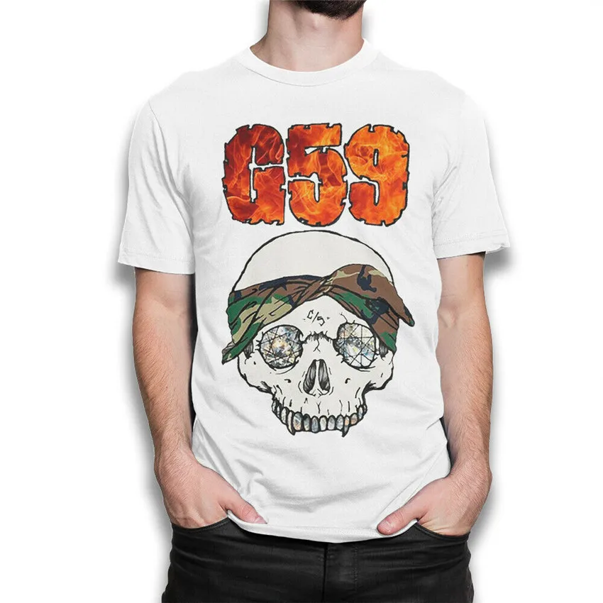 Серая футболка G59 с надписью Five Nine Suicideboys серая из хлопка высшего качества от Uicideboy